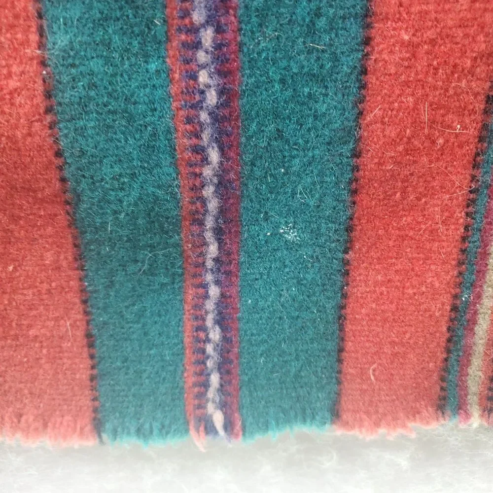 Miniature Saddle Blanket Small Narrow Llama Alpaca Wool Table Runner Equestrian